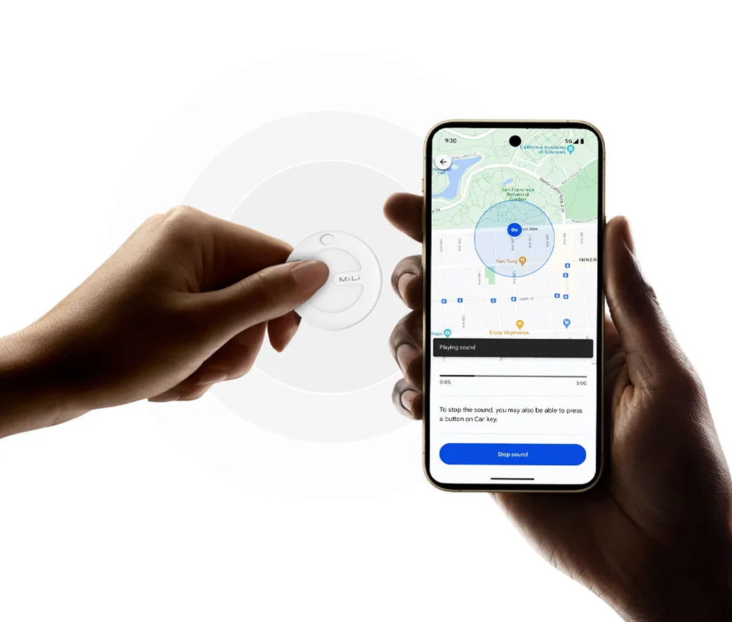 Localizador MiLi MiTag – para Android - Encontra chaves, animais, mochilas e mais Localizador MiLi MiTag – para Android - Encontra chaves, animais, mochilas e mais